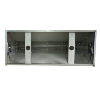 COMEDERO CEBA AJUSTABLE DOS CARAS ACERO INOX 8 bocas